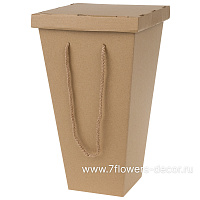 Коробка транспортировочная для цветов (крафт), 15x25xH47 см, набор (10 шт) - фото 1