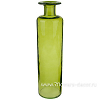 Ваза бутылочная "Йодная С0371" (стекло), D13,5xH43,5 см - фото 1