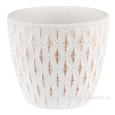 Кашпо (керамика), D12,5xH11,5 см - фото 1