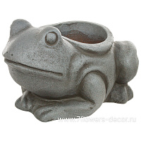 Кашпо терракота Nobilis Marco "Frog", 26x20хH16 см - фото 1