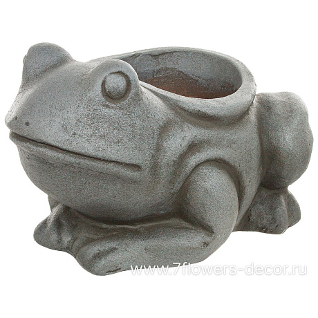 Кашпо терракота Nobilis Marco Frog, 26x20хH16 см - фото 1