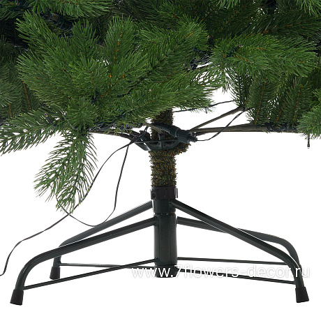 Ель искусственная с лампочками Монблан (ПЭ), D153xH210 см - фото 2