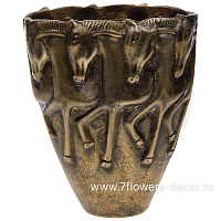 Ваза "Horse" (металл), 21x11xH26 см - фото 1