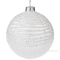 Елочная игрушка "Шар" (стекло), D10 см - фото 1