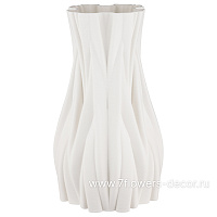 Ваза "Иллюзия" (керамика), D15xH28 см, для сухоцветов - фото 1