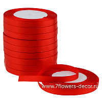 Лента атлас, 10 ммx25 ярд, набор (10 шт) - фото 1