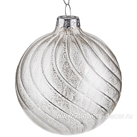 Елочная игрушка "Шар" (стекло), D8 см - фото 1