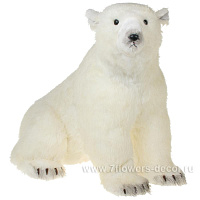 Фигура "Медведь" (пластик, иск.мех), 67х49хН60 см - фото 1