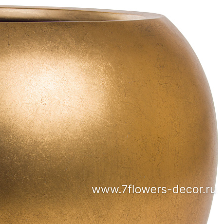 Кашпо Nobilis Marco Pa-gold Ball (полистоун), D60хH45 см - фото 2