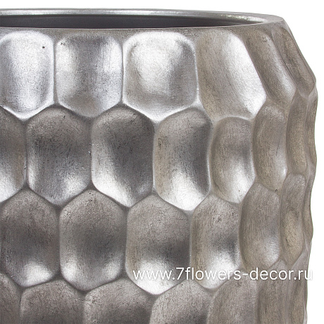 Кашпо Nobilis Marco Pa-alu Cells Vase (полистоун), D34хH75 см, с тех.горшком - фото 2