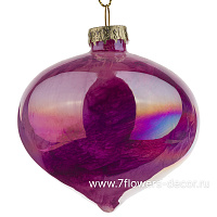 Елочная игрушка "Луковка" (стекло), D8 см - фото 1