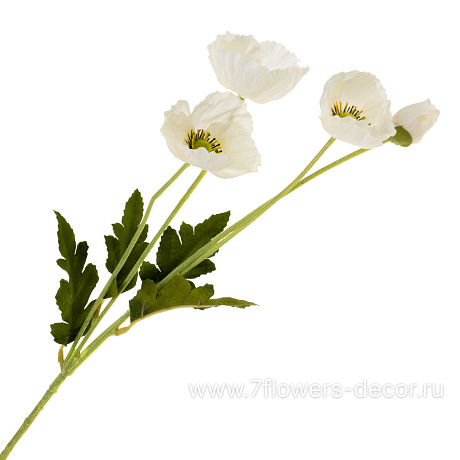 Цветок искусственный Мак, 57 см - фото 1