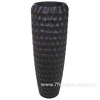 Кашпо Nobilis Marco "Pm-antra Cells Vase" (полистоун), D34хH97 см, с тех.горшком - фото 1