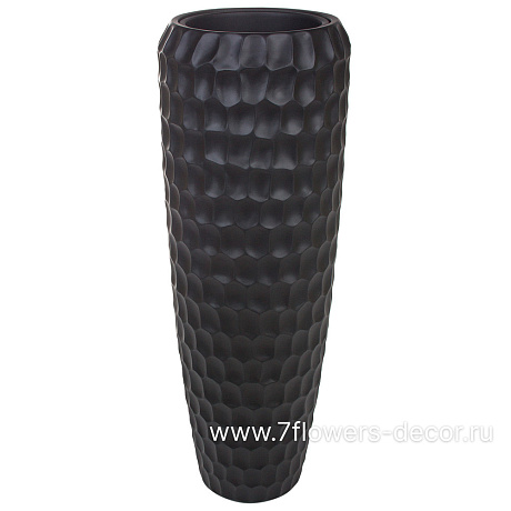 Кашпо Nobilis Marco Pm-antra Cells Vase (полистоун), D34хH97 см, с тех.горшком - фото 1