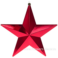Елочная игрушка "Звезда" (пластик), H40 см - фото 1