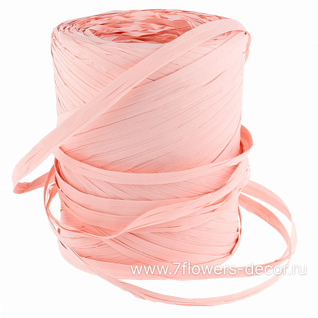 Рафия искусственная Corde Pink, 10 ммх200 м - фото 1