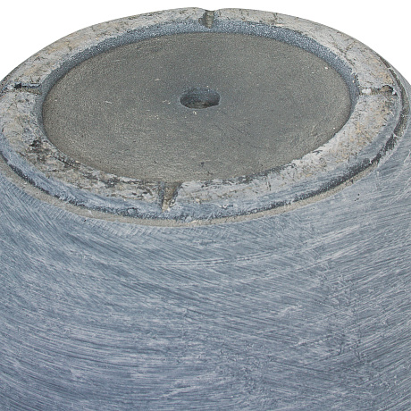 Кашпо Nobilis Marco Stone graphite Round (файберглас), D38хH25 см - фото 5