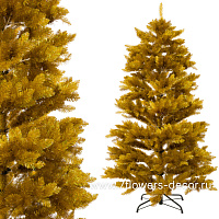 Ель искусственная "Барокко" (ПВХ), D140xH210 см - фото 1