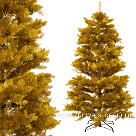 Ель искусственная Барокко (ПВХ), D140xH210 см - фото 1