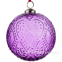 Елочная игрушка "Шар" (стекло), D12 см - фото 1