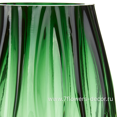 Ваза (стекло), D13хН30 см - фото 2