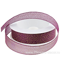 Лента декоративная Звездная пыль", 25 ммx20 м - фото 1