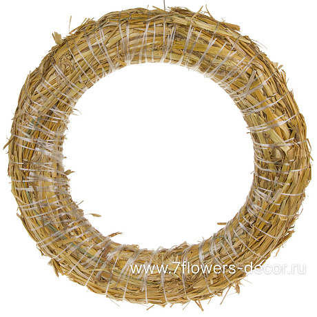 Венок (солома), D25 см - фото 1