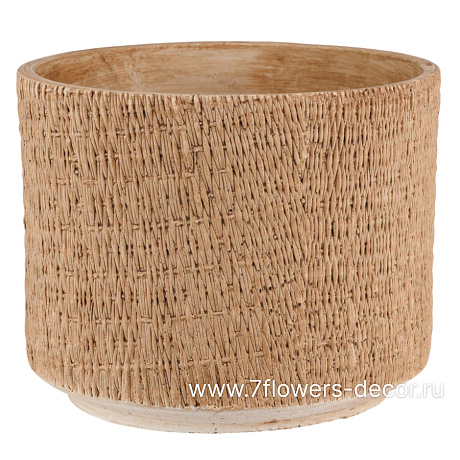 Кашпо Basket (керамика), D18,5xH15 см - фото 1