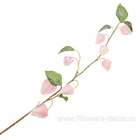 Цветок искусственный "Физалис", H87 см, с блеском - фото 1