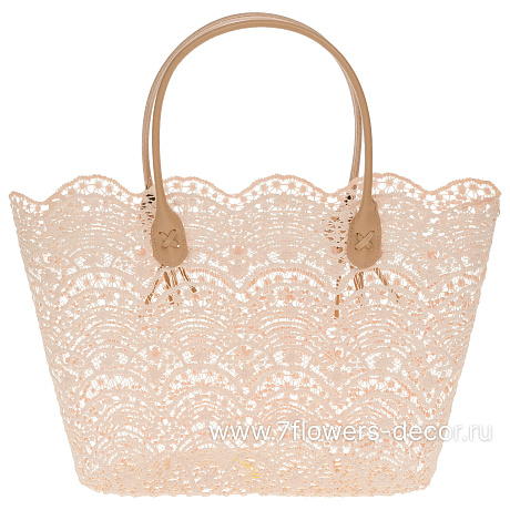 Корзина плетеная Кружево (ткань), 35x16xH25 см - фото 1