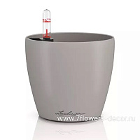 Кашпо Lechuza "Classico Color 12 Complete sand brown" (пластик), D13xH12 см - фото 1