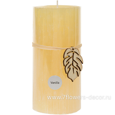 Свеча цилиндр (парафин), D7xH15 см - фото 1