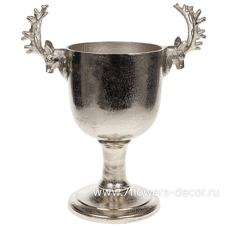 Чаша декоративная (металл), 36x20xH44 см - фото 1