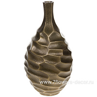 Ваза "Antique" (металл), D20xH38 см - фото 1
