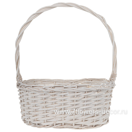 Корзина плетеная (ива), 35x25xH14/42 см - фото 1