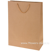 Набор пакетов подарочных крафт (бумага), 38х12,5хH50 см (12 шт) - фото 1