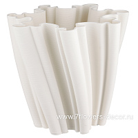 Ваза "Иллюзия" (керамика), 21x21xH20 см, для сухоцветов - фото 1