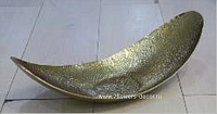 Чаша декоративная "Кассиопея" (металл), 46x18,5xH14,5 см - фото 1