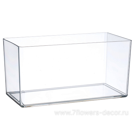 Кашпо Classic square (пластик), 20x10xH10 см - фото 1