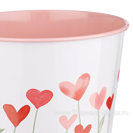 Кашпо (металл), D13,5xH12 см - фото 2