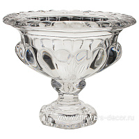 Ваза "Crystal" (стекло), D20xH16 см - фото 1