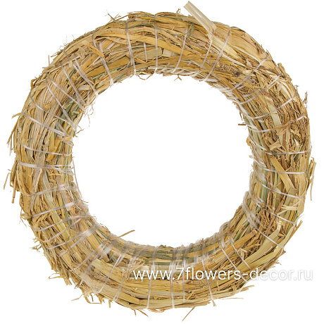 Венок (солома), D20 см - фото 1