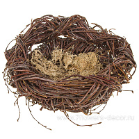 Гнездо плетеное (береза), D17xH8 см - фото 1