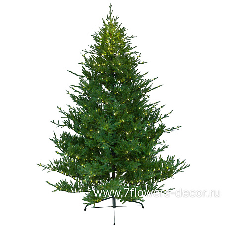 Ель искусственная с лампочками Лесная Симфония (ПЭ), D160xH240 см - фото 3