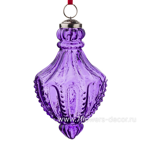 Елочная игрушка Калабаш (стекло), D12 см - фото 1