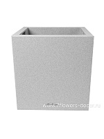 Кашпо Lechuza "Canto Complete stone grey" (пластик), 30x30xH30 см - фото 1