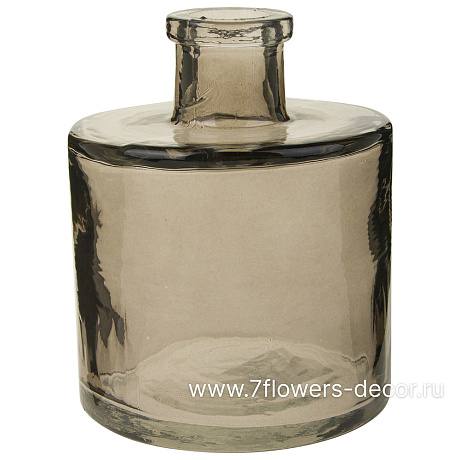 Ваза Бутылочная Йодная С0624 (стекло), D9xH11 см - фото 1