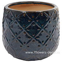 Кашпо Nobilis Marco "Deep Sea Relief Jar" (керамика), D24хH21,5 см - фото 1