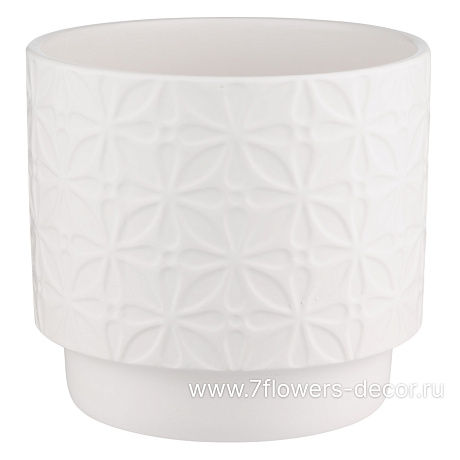 Кашпо Clover (керамика), D13xH12 см - фото 1