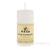 Свеча парафиновая Evis "Цилиндрическая-5", Н 10 см - фото 1